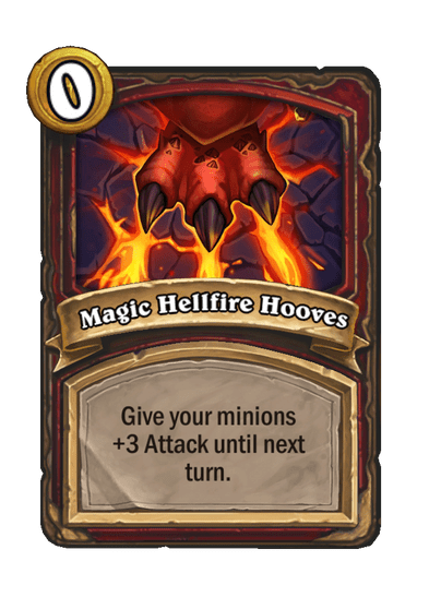 Magic Hellfire Hooves Hearthstone kártya