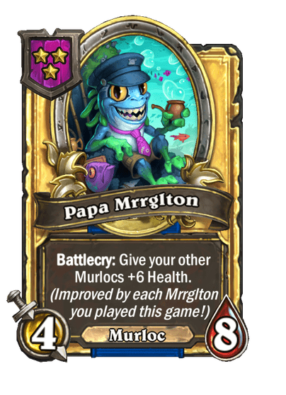 Papa Mrrglton Hearthstone kártya
