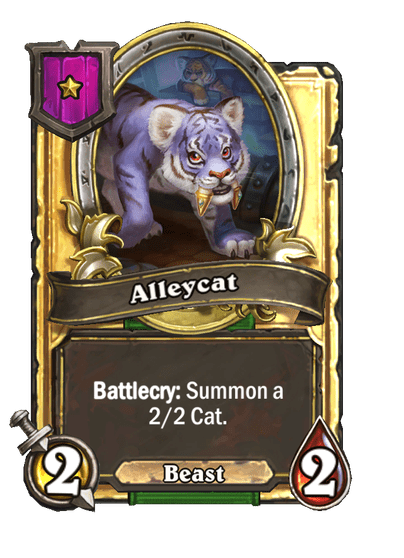 Alleycat Hearthstone kártya