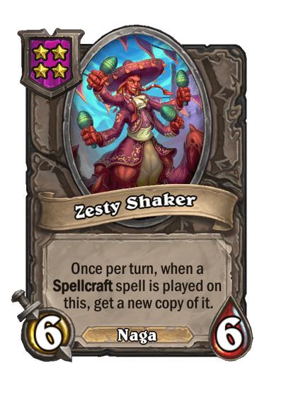 Zesty Shaker Hearthstone kártya
