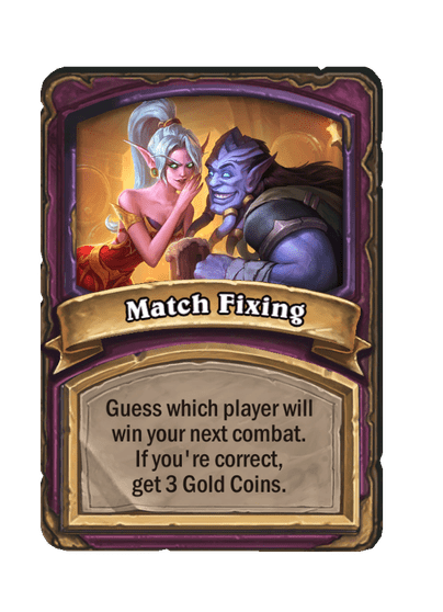 Match Fixing