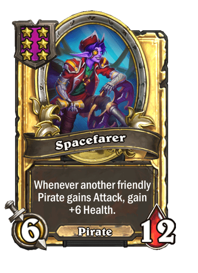 Spacefarer Hearthstone kártya