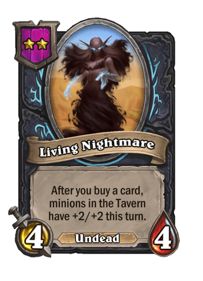Living Nightmare Hearthstone kártya