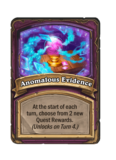 Anomalous Evidence