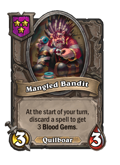 Mangled Bandit Hearthstone kártya