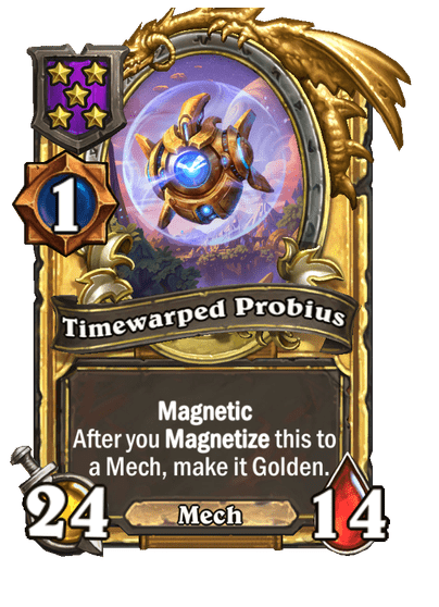 Timewarped Probius Hearthstone kártya