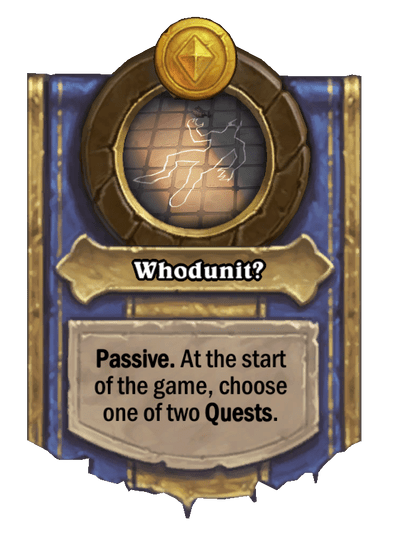 Whodunit? Hearthstone kártya