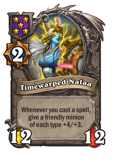 Timewarped Nalaa Hearthstone kártya