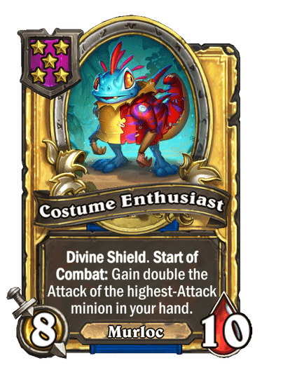 Costume Enthusiast Hearthstone kártya