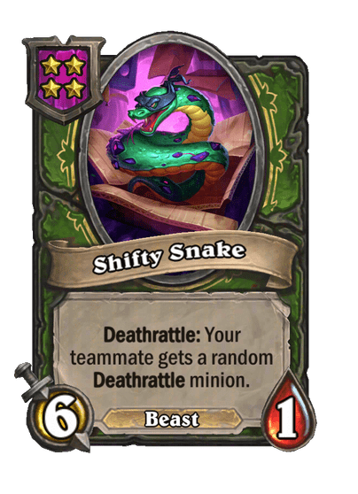 Shifty Snake Hearthstone kártya