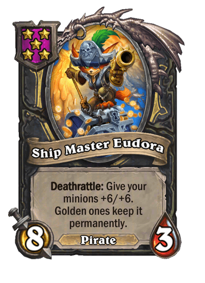 Ship Master Eudora Hearthstone kártya
