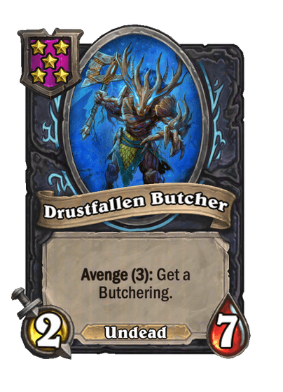Drustfallen Butcher Hearthstone kártya