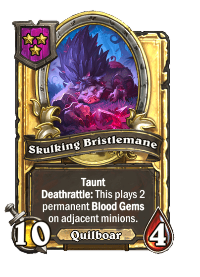 Skulking Bristlemane Hearthstone kártya