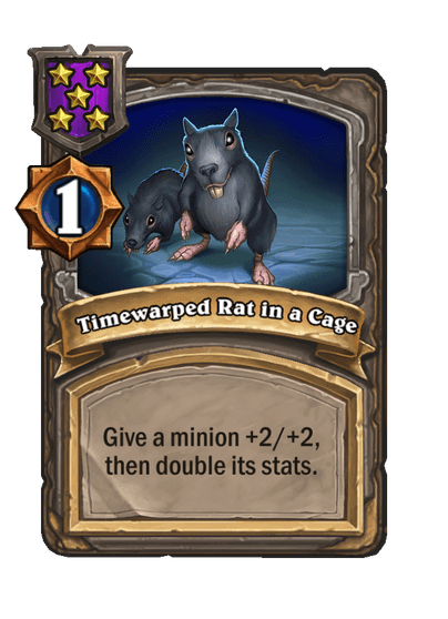 Timewarped Rat in a Cage