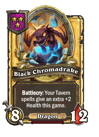 Black Chromadrake Hearthstone kártya