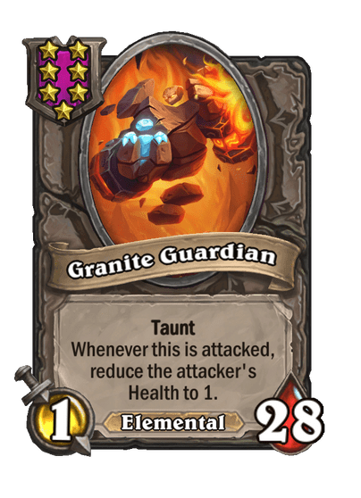 Granite Guardian Hearthstone kártya