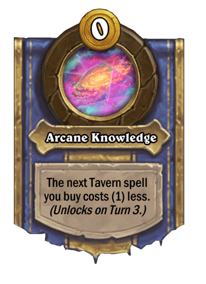 Arcane Knowledge Hearthstone kártya