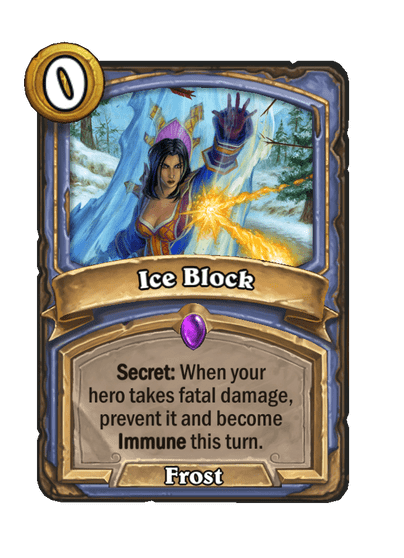 Ice Block Hearthstone kártya