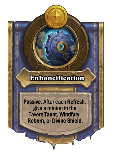 Enhancification Hearthstone kártya