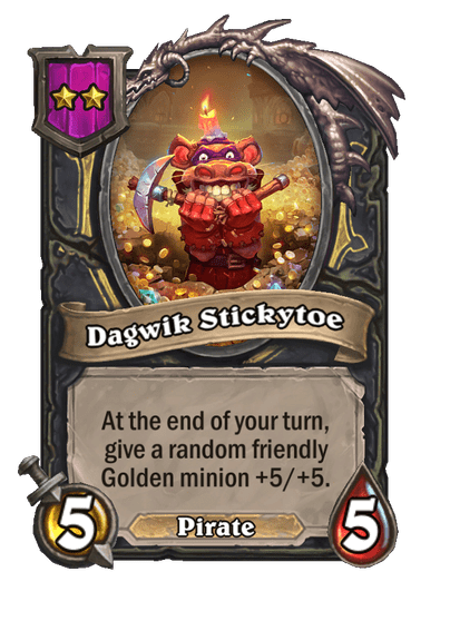 Dagwik Stickytoe Hearthstone kártya