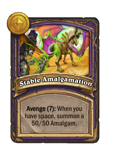 Stable Amalgamation Hearthstone kártya