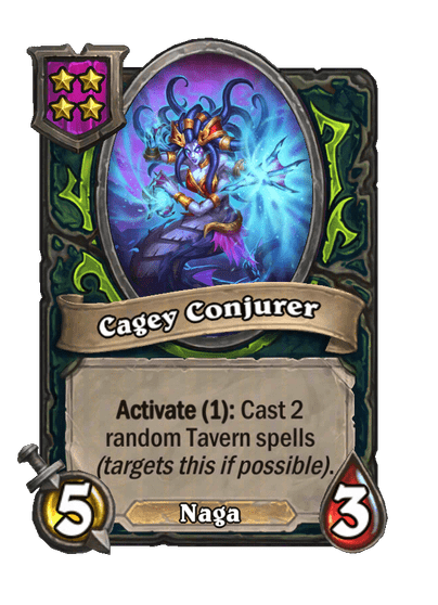 Cagey Conjurer Hearthstone kártya