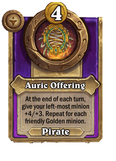 Auric Offering Hearthstone kártya
