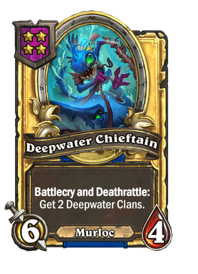Deepwater Chieftain Hearthstone kártya
