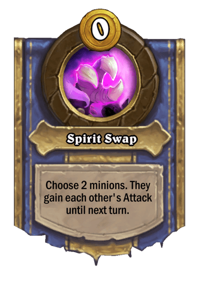 Spirit Swap Hearthstone kártya