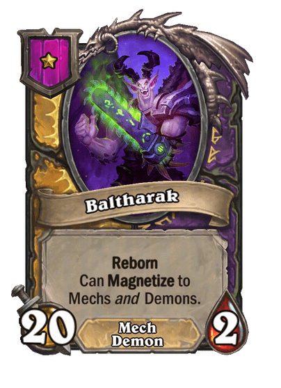 Baltharak Hearthstone kártya