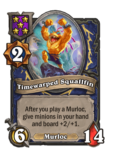 Timewarped Squallfin Hearthstone kártya