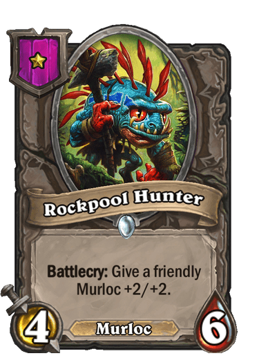 Rockpool Hunter Hearthstone kártya