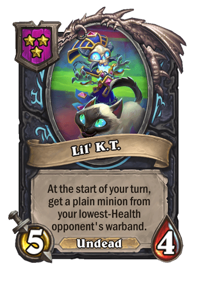 Lil' K.T. Hearthstone kártya