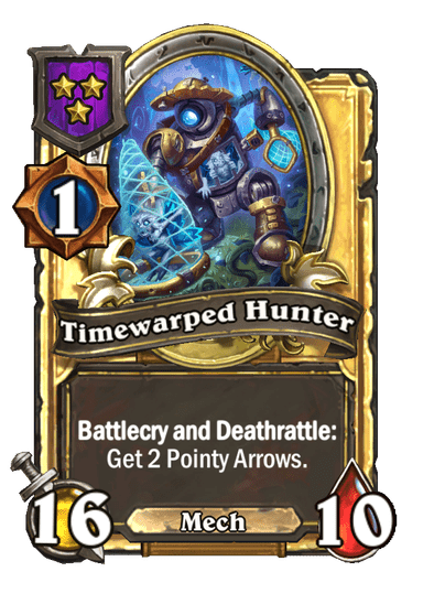 Timewarped Hunter Hearthstone kártya