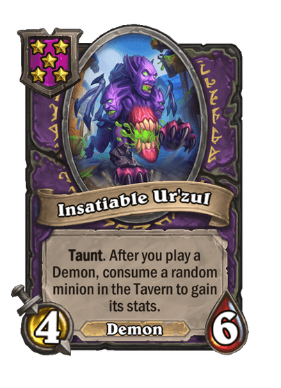 Insatiable Ur'zul Hearthstone kártya