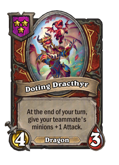 Doting Dracthyr Hearthstone kártya