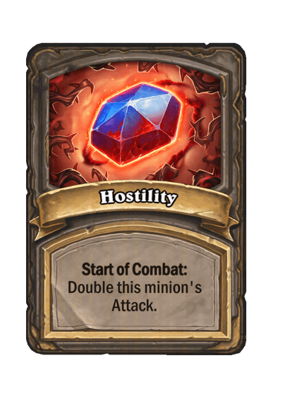 Hostility Hearthstone kártya