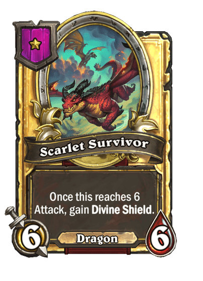 Scarlet Survivor Hearthstone kártya