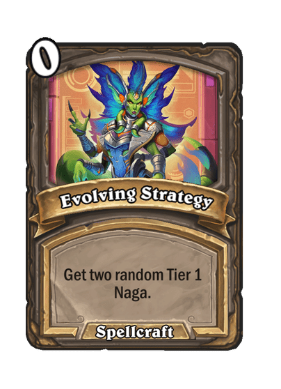 Evolving Strategy Hearthstone kártya