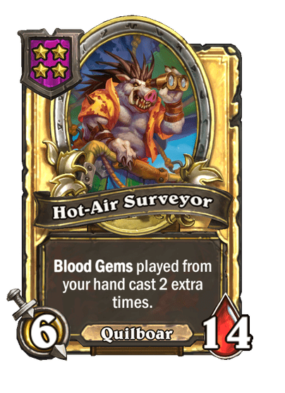Hot-Air Surveyor Hearthstone kártya