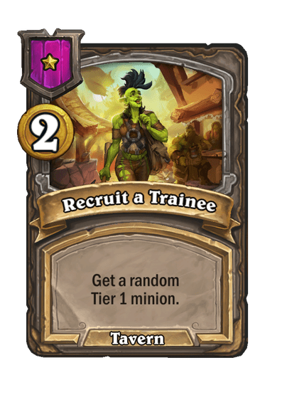 Recruit a Trainee