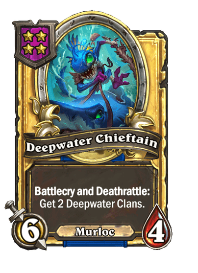 Deepwater Chieftain Hearthstone kártya