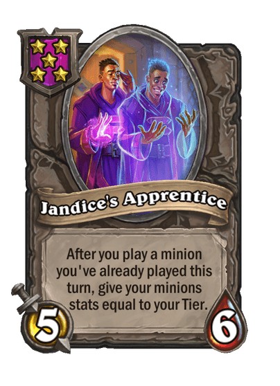 Jandice's Apprentice Hearthstone kártya