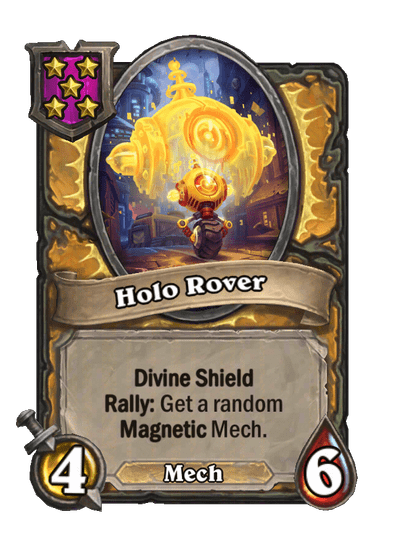 Holo Rover Hearthstone kártya