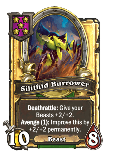 Silithid Burrower Hearthstone kártya