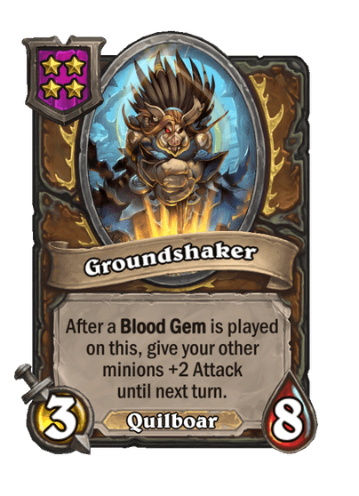 Groundshaker Hearthstone kártya