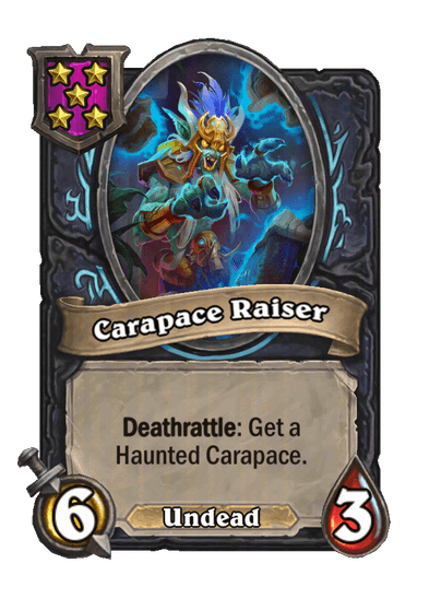 Carapace Raiser Hearthstone kártya