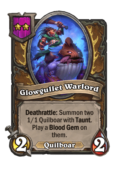 Glowgullet Warlord Hearthstone kártya