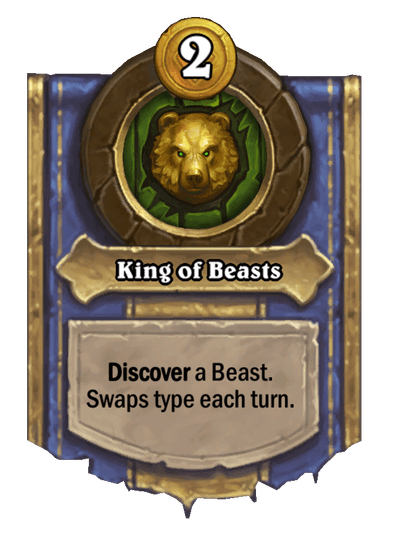 King of Beasts Hearthstone kártya