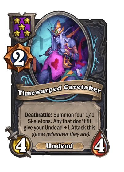 Timewarped Caretaker Hearthstone kártya